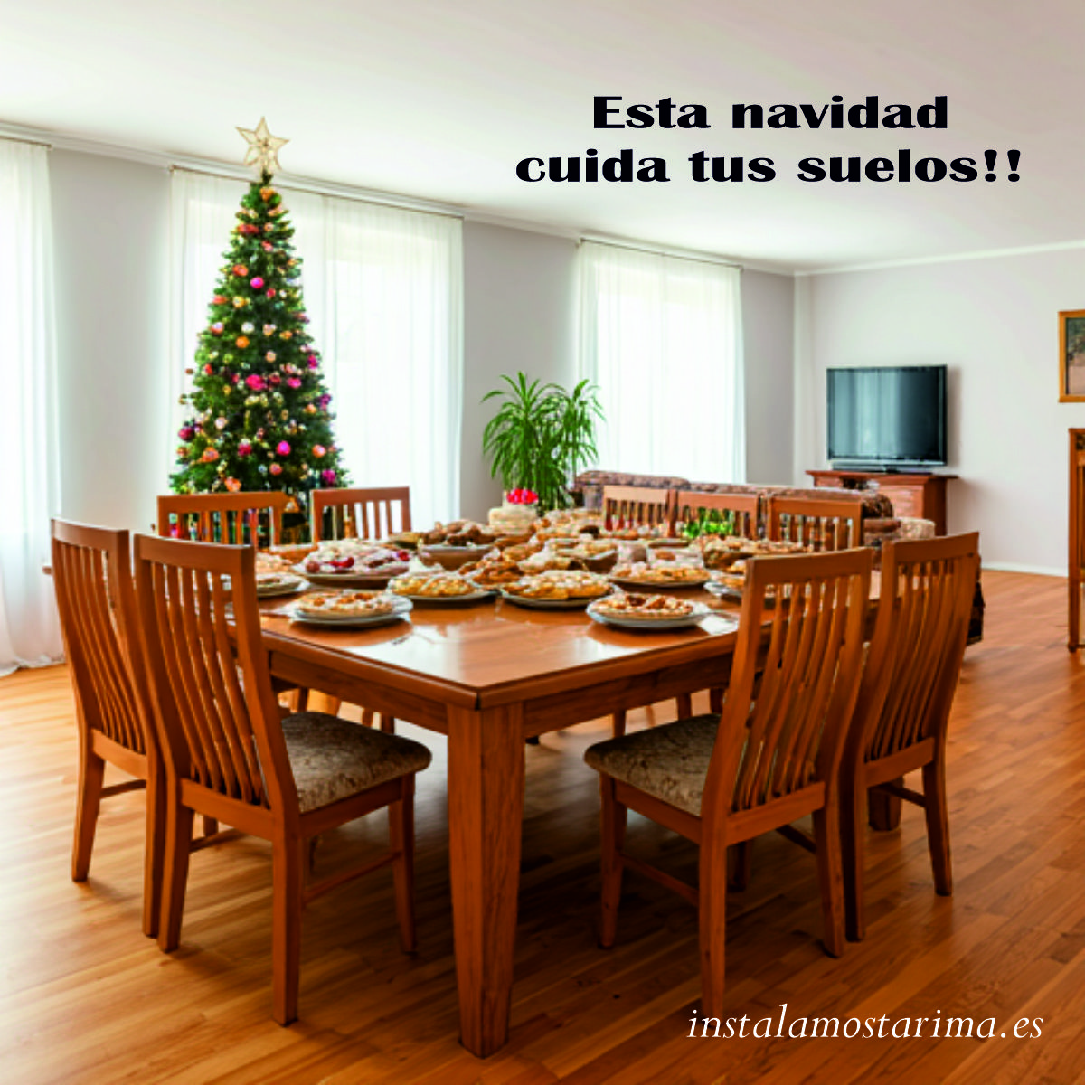 Consejos para proteger tus suelos de madera durante estas fiestas